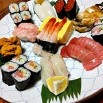 すし勘 - にぎり寿司(雲丹あり)２人前