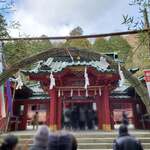 Shokujidokoro Atami Gion - お店に寄る前に箱根神社を参拝④