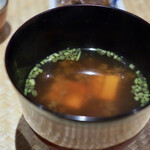 御幸町 田がわ - 味噌汁