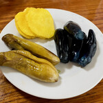 手打ち大石田そば　きよ - 母ちゃんのお漬物