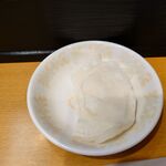 ざぼんラーメン - サービスの大根の漬物！