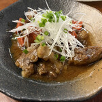 長濱浪漫ビール - 近江牛の土手煮　968円