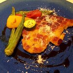 リストランテ ラ ソリア - 鹿児島産豚ロースのカツレツ（2022.8）