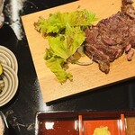 Domestic wagyu beef grilled set meal