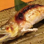 ・Ogata master's grilled sweetfish with salt