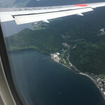 霧島ホテル - 日本航空　機内から見た鹿児島です