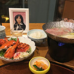 霧島ホテル - 黒ぶたしゃぶしゃぶ　とてもジューシー　出汁の効いたつけだれとの組み合わせは絶品です