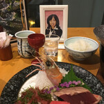 霧島ホテル - いつも陰膳を用意してくれます♪