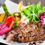 レストラン・オルグ - 兵庫県産和豚肩ロース肉のソテー 有機バルサミコのソース