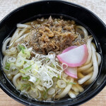 ぷらっとぴっと 7・8番ホーム - かしわうどん 400円