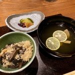 徳山鮓 - 香茸のご飯