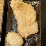 讃岐うどん 島八 - 天ぷら2品は、「とり」と「たまご」です。（2022.9 byジプシーくん）