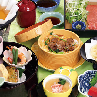 Feel free to enjoy Kaiseki cuisine