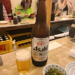 酒場 ふくろ - 私は大瓶のビールを久しぶりに見ました