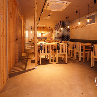 店内はバリアフリー