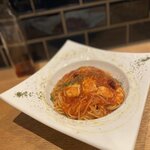石窯のある洋風酒場 BUOONO! - チーズアラビアータ（スタッフの賄い）