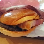 ロッテリア - 絶品バーガーはみだしベーコンチーズ☆