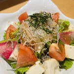 Washoku Yuu - じゃこと豆腐のサラダ