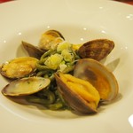 クレメンティア - 浜松の生海苔を練り込んだタリエリーニ　三重の大浅蜊　葉わさびのソース.jpg