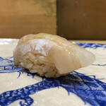 鮨旬美西川 - アラの昆布締め