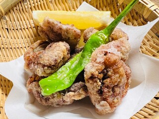 Garari - 鰹血合いの竜田揚げ