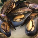 三代目まる天 - ムール貝の酒蒸し