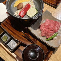 すき焼き 牛しゃぶ 松重 - 