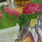 三平 - 刺身盛り合わせ（￥600-）