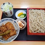 萬屋 - いか天丼セット