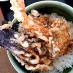 Yuuduru - セットの ” ミニ海老天丼 ”