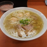 日陰 - 海老ワンタンメン