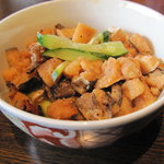 天川茶寮 柿千 - サービスの鱧の酢の物