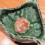 天麩羅 巽 - 大きな梅干しの天ぷら
