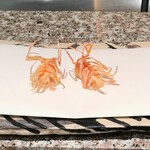 天麩羅 巽 - 車海老の足