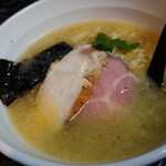 天雷軒 - 山椒塩鶏そば(800円)＋こってり(100円) 今のベストチョイス！