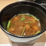 難波 鮨 よこ田 - 赤だし