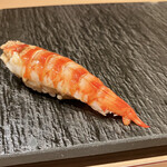 難波 鮨 よこ田 - 車海老