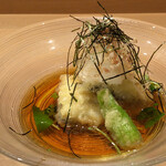 難波 鮨 よこ田 - 鰻の揚げ出し