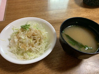 Furenzu - サラダと味噌汁
