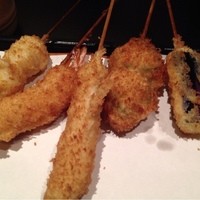 六波羅 - 串揚げ８本のうちの５本