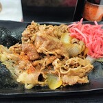 Yoshinoya - 牛皿定食の牛皿