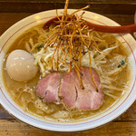 東京味噌らーめん 鶉 - 味玉味噌らーめん＋ラーメン大盛