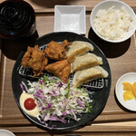 餃子と咖喱ザンギの店 点心札幌 - 点心札幌ミックス定食