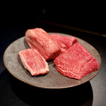 西麻布 焼肉 X - タン　タン下　ハラミ