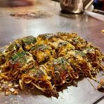 Hiroshima Okonomiyaki Okotarou - そば入り　960円
