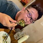 Hiroshima Okonomiyaki Okotarou - ねぎ焼き（広島宝島ねぎ）　960円