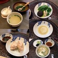 新三浦 博多本店 - スープ/鶏肉/野菜/餅/ご飯