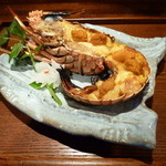 和や　てらさわ - 伊勢海老。