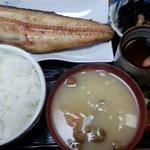 やすらぎ処 久 - 縞ほっけ定食（８００円）