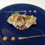 Private Dining Brise Verte - シマアジのマリネ マスタードと甘美な